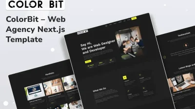 ColorBit – Web Agency Next.js Template