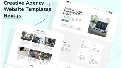 CAWTNEXT – Creative Agency/Portfolio Website Templates Next.js